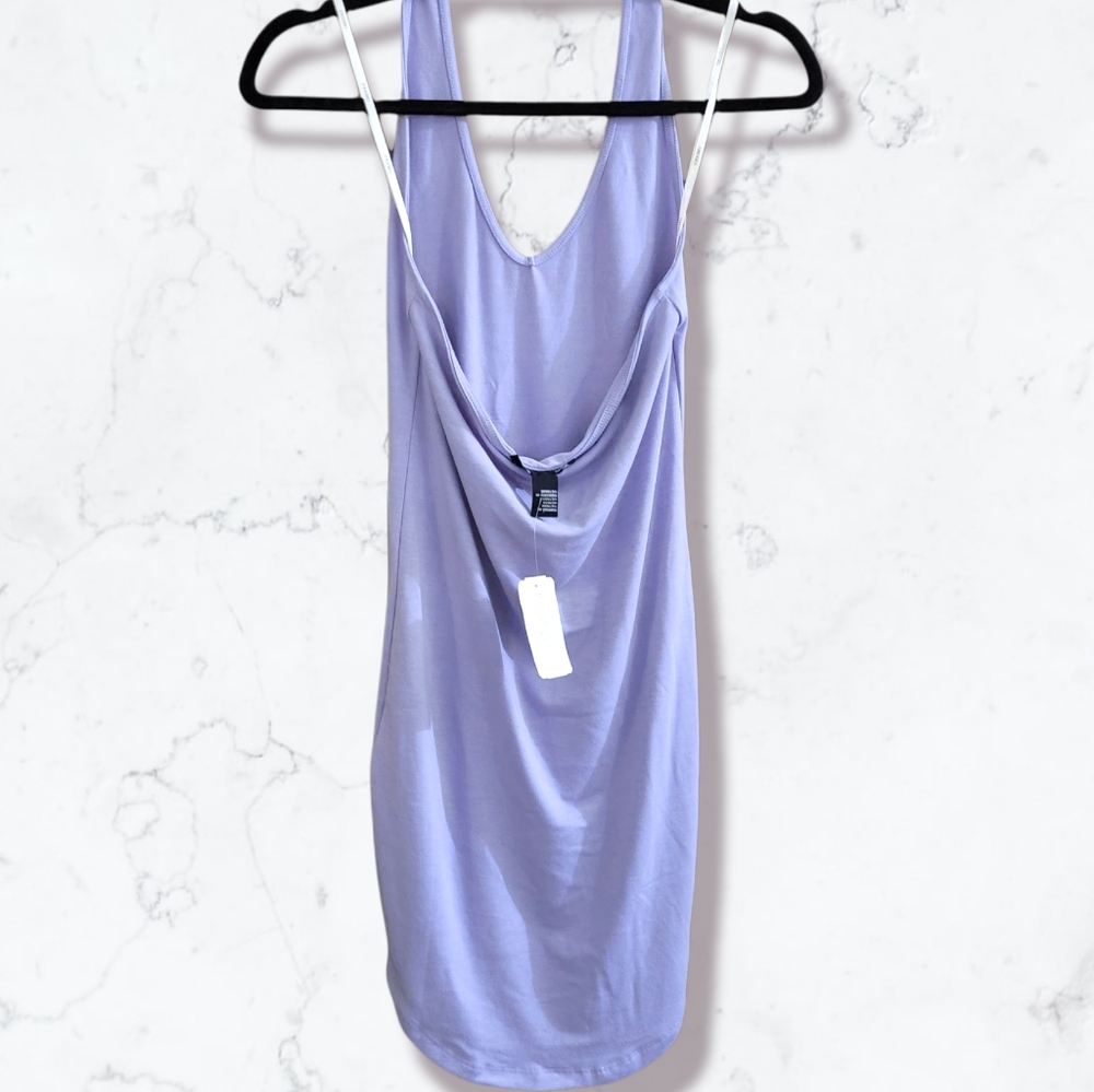 Forever 21 Halter Dress Lilac New - Picture 3 of 5